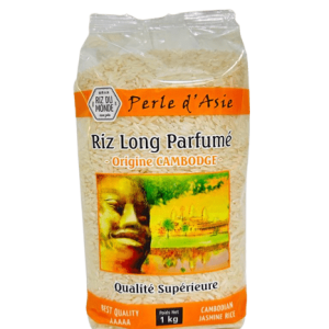 Riz long parfumé Cambodge perle d’Asie 1kg